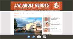 Desktop Screenshot of adolf-gerdts.de