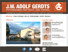 Tablet Screenshot of adolf-gerdts.de